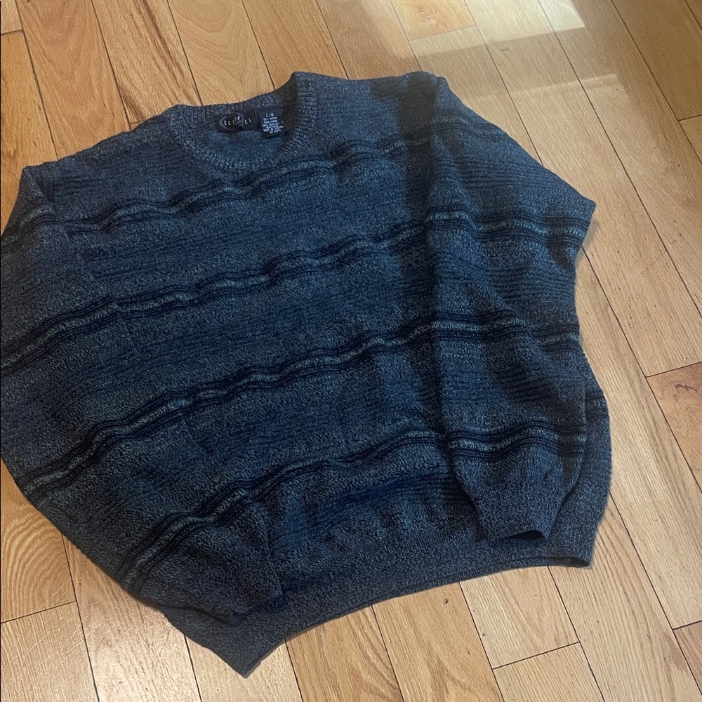 Classic Charcoal Crewneck Sweater - Picture 4 of 4